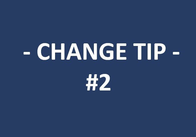 Change tip